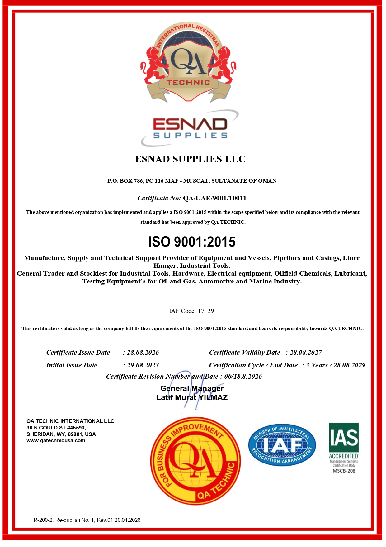 ISO 9001:2015